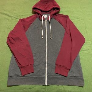 Old Navy Two Tone Zip Up Hoodie